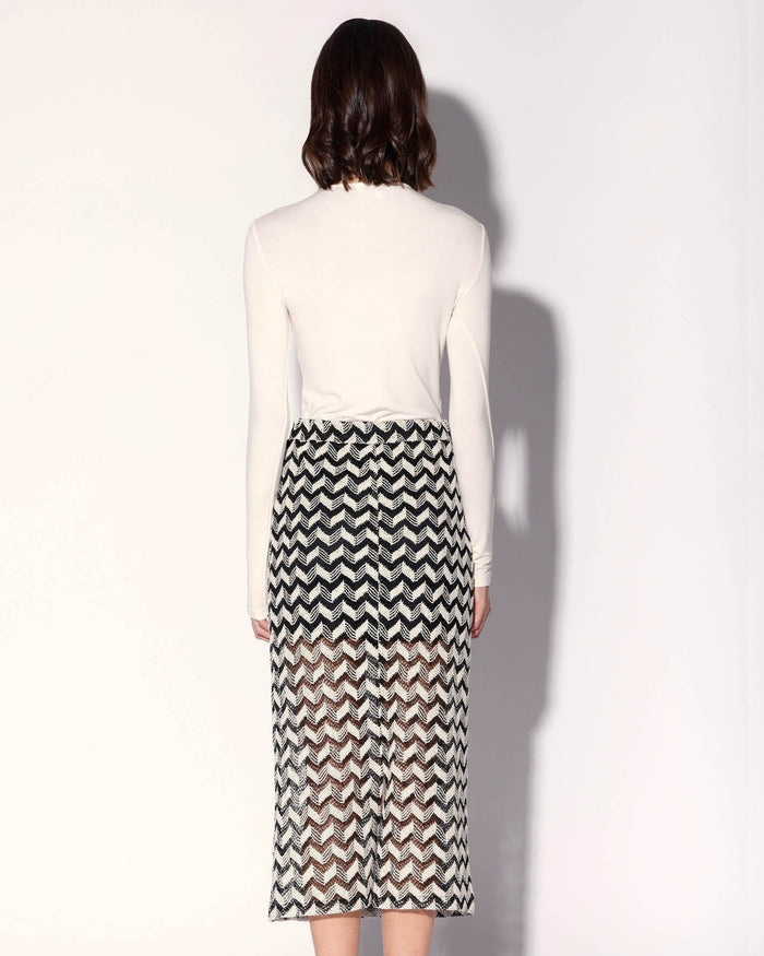 Nelle Skirt, Chevron Crochet