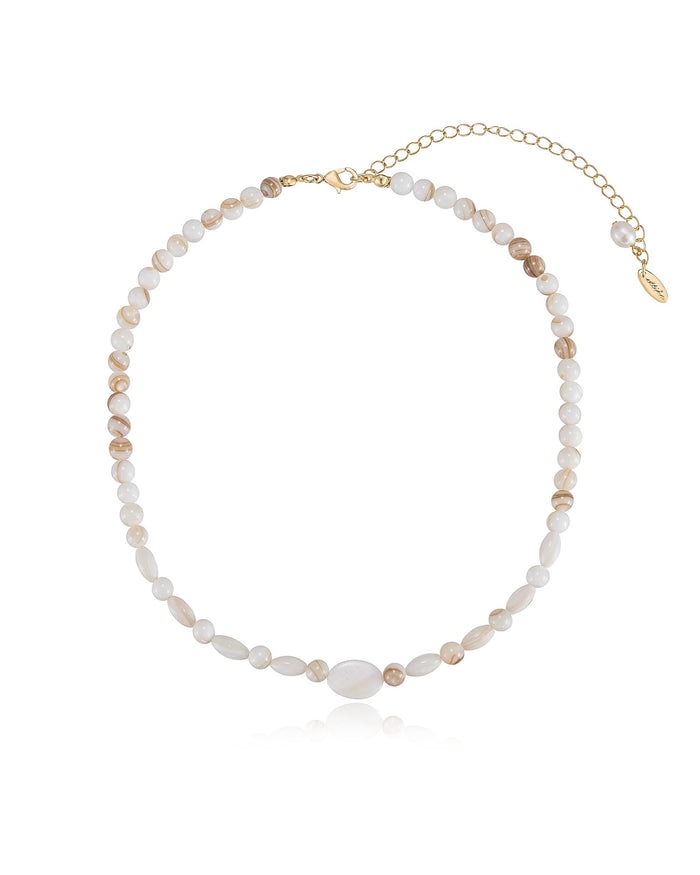 Opalescent Shell Necklace Set