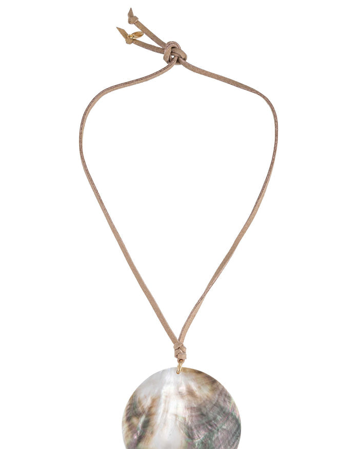 Opalescent Shell Necklace Set