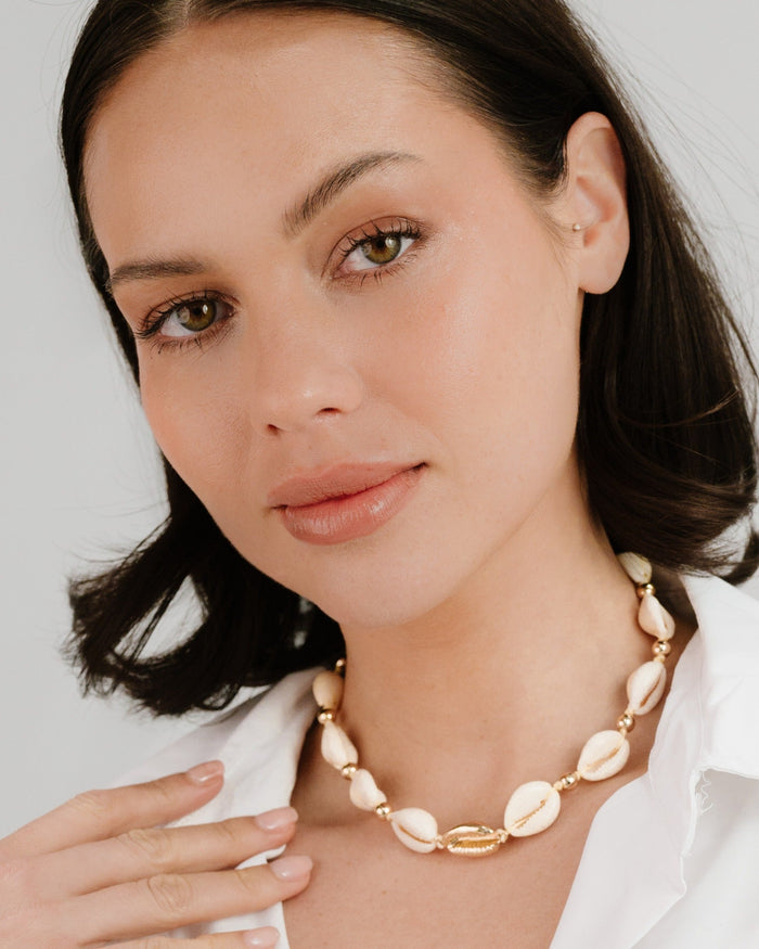 Out to Sea Cowrie Shell Necklace