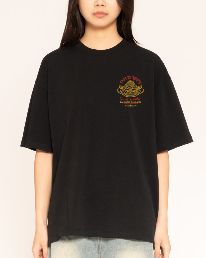 Pad Thai Dynasty Black Oversized Tee