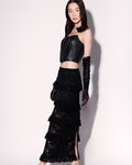 Paige Skirt, Black Lace