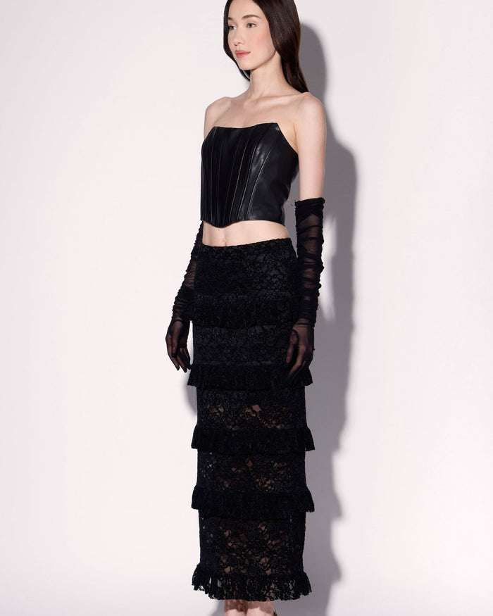 Paige Skirt, Black Lace