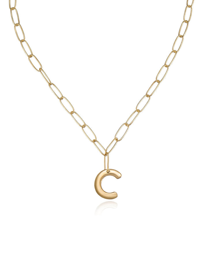 18k Gold Plated / C / One Size