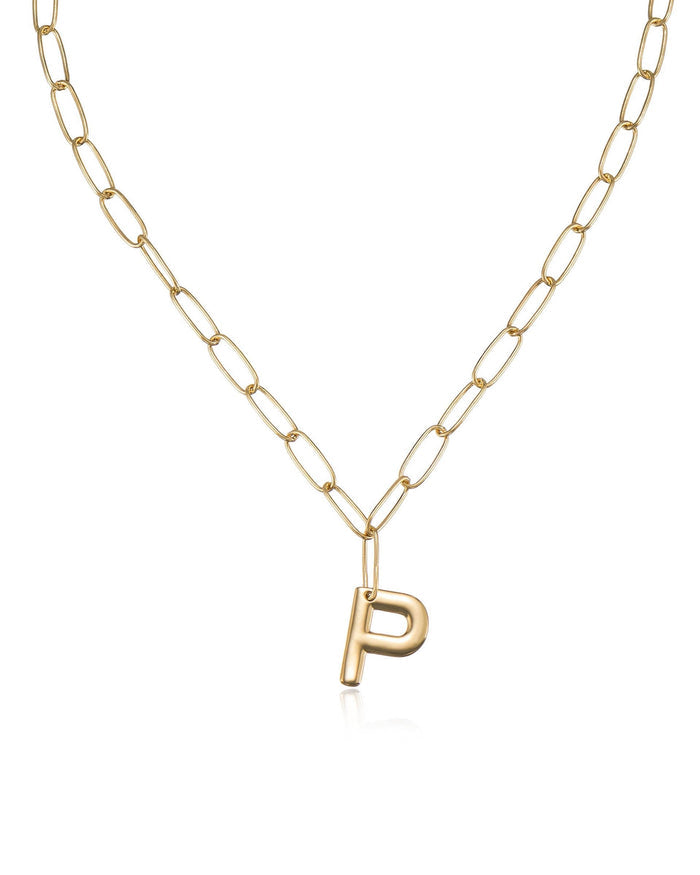 18k Gold Plated / P / One Size