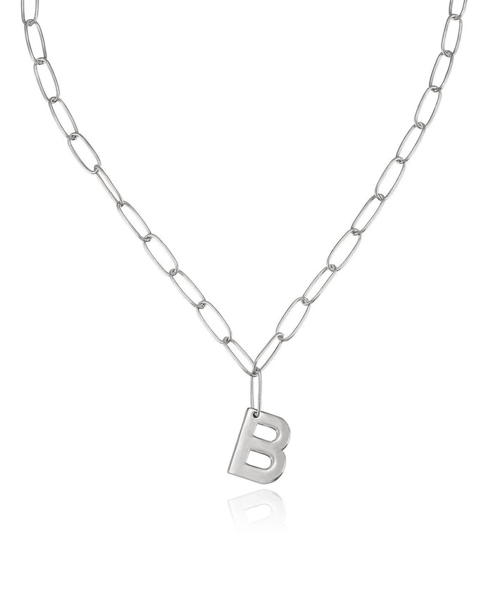 Rhodium Plated / B / One Size
