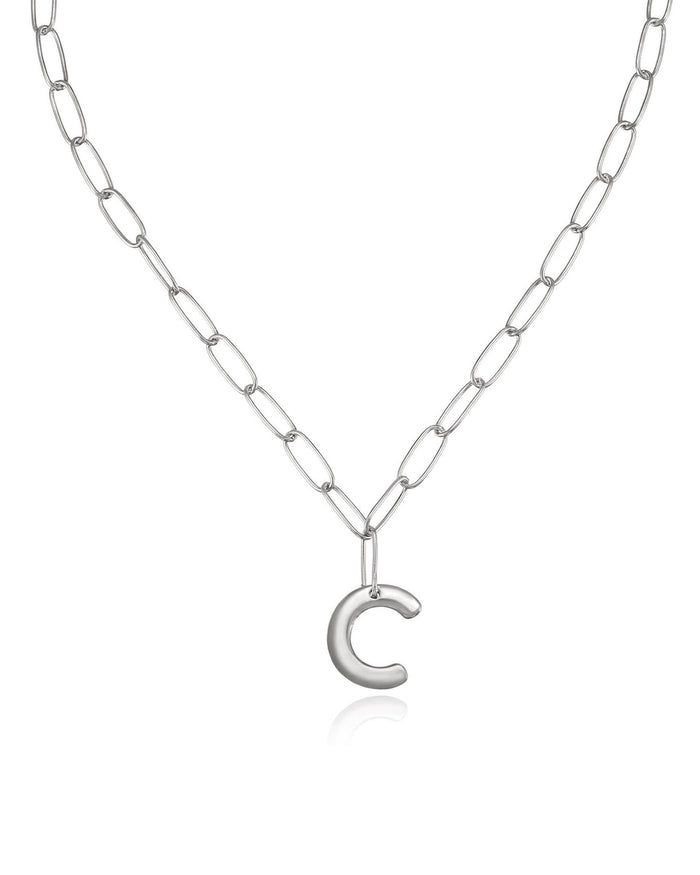 Rhodium Plated / C / One Size