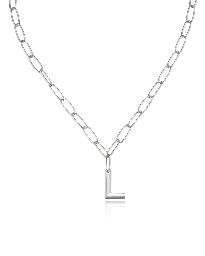 Rhodium Plated / L / One Size