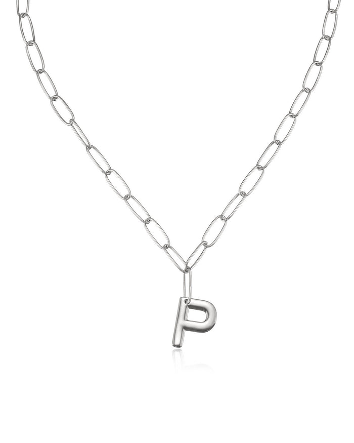Rhodium Plated / P / One Size