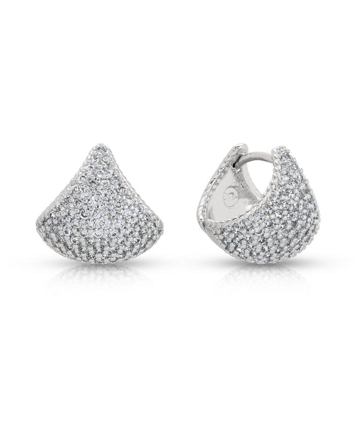Clear Crystal with Silver Plating / One Size