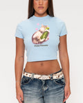 Pickle Princess Blue Baby Tee