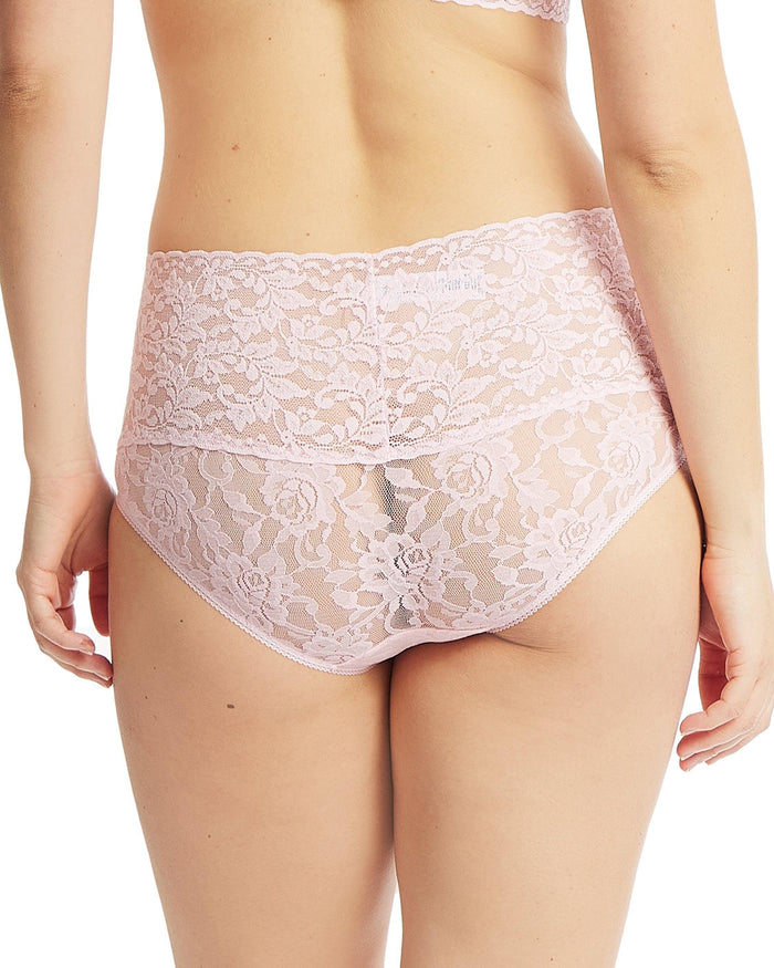 Retro Lace V-Kini Bliss Pink