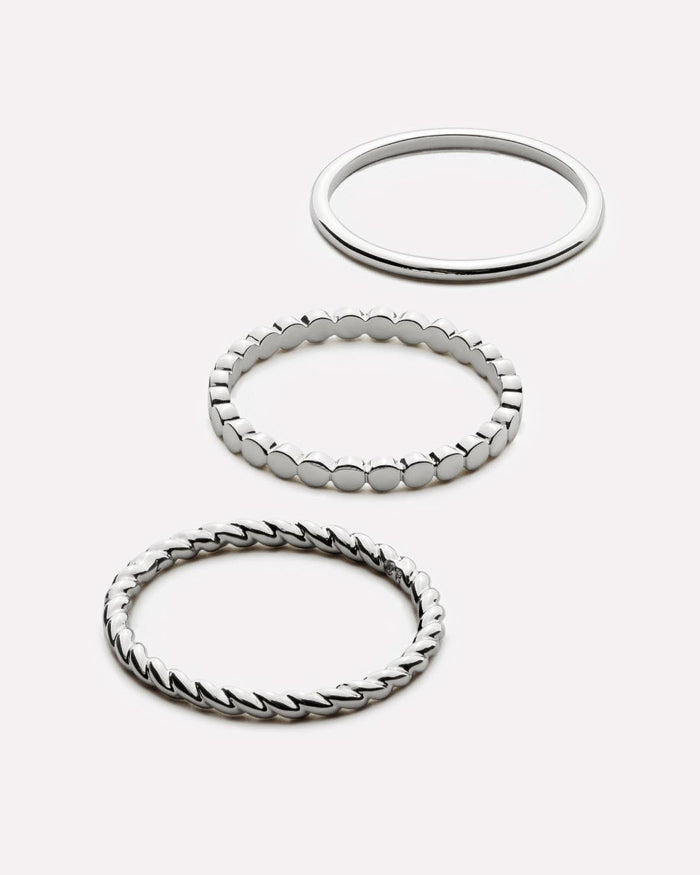 Ring Set - Adrianna Set Silver