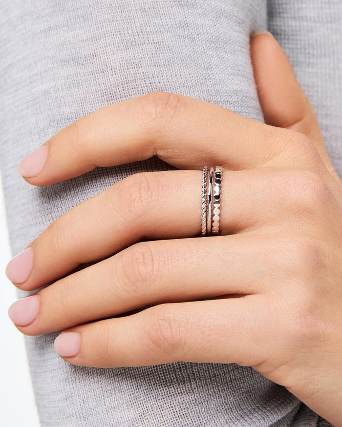 Ring Set - Adrianna Set Silver