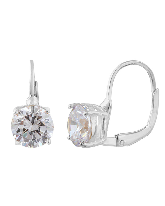 Round Drop Earrings