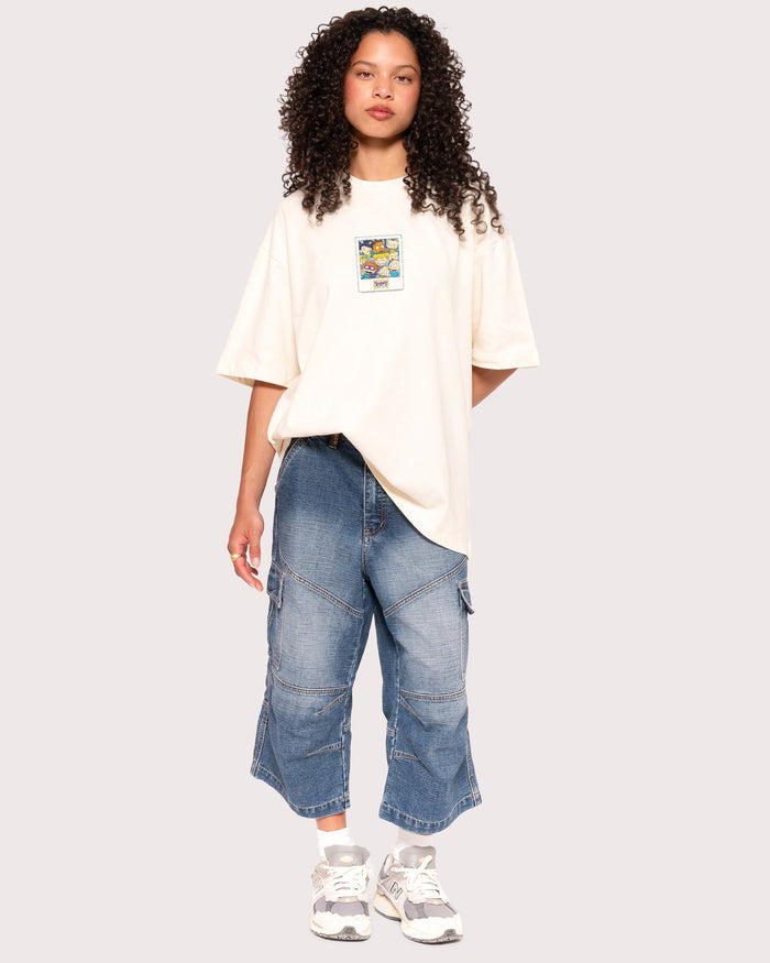 Rugrats Polaroid Natural Oversized Tee
