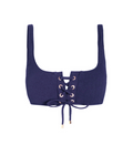 Samara Top In Navy Texture