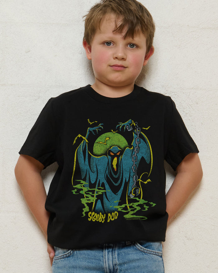 Scooby-Doo Green Ghost Kids T-Shirt