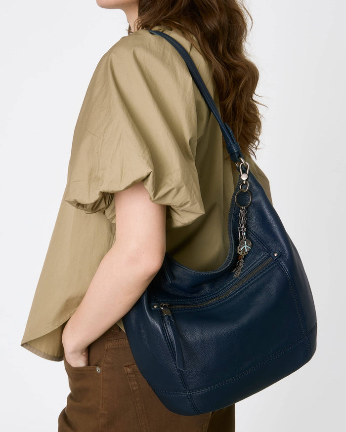 Sequoia Hobo - Leather - Indigo