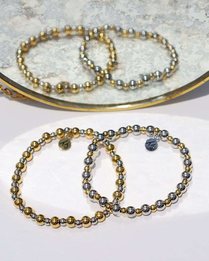 Serenity Collection- Gold Gemstone Bracelet