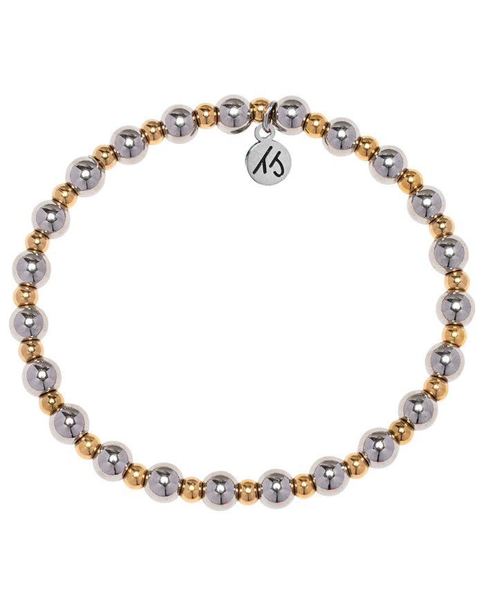 Serenity Collection- Stainless Steel Gemstone Bracelet