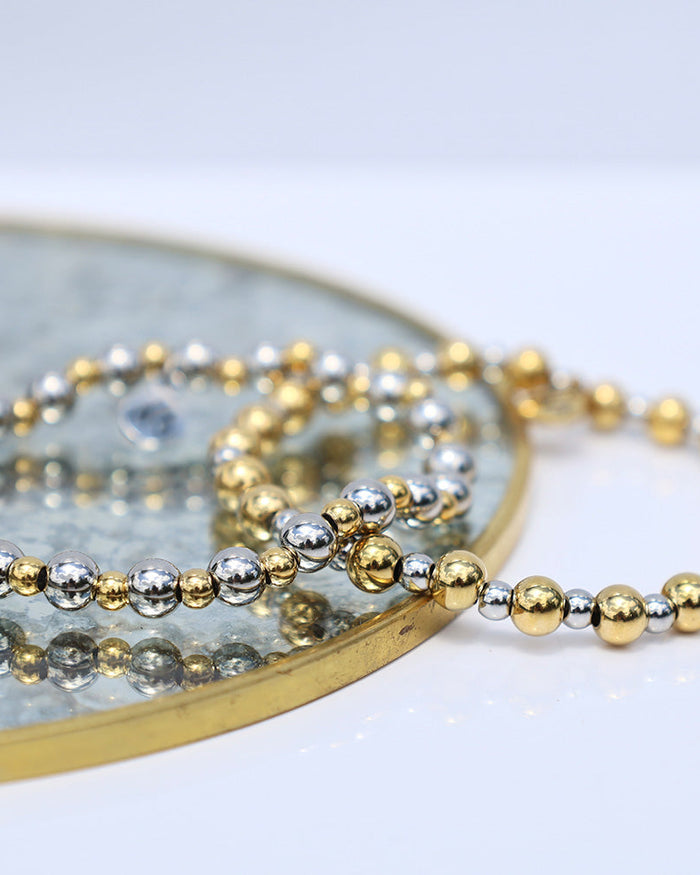 Serenity Collection- Stainless Steel Gemstone Bracelet