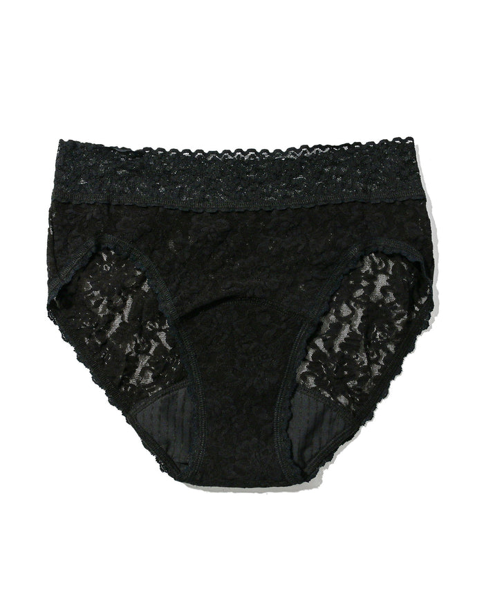 Signature Lace® Leakproof French Brief Black