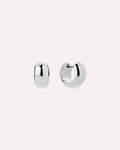 Silver Hoop Earrings - Giulia Bold Silver