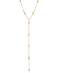 Simple Statement Crystal Dotted Lariat