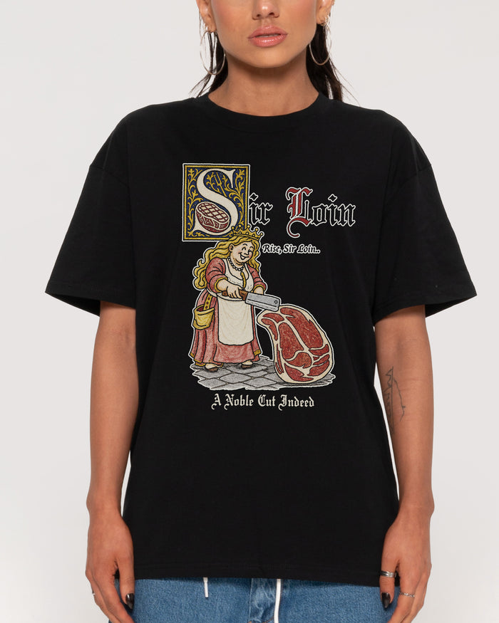 Sir Loin Black T-Shirt