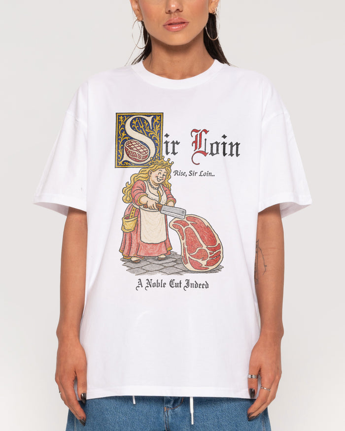 Sir Loin White T-Shirt