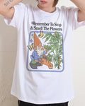 Smell The Flowers T-Shirt Australia Online