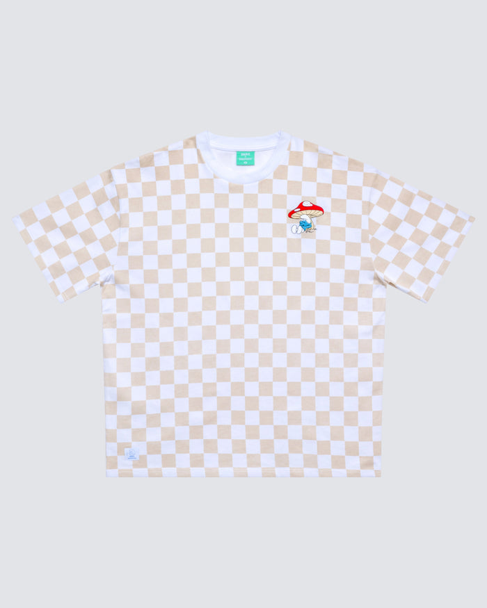 Smurf Check Oversized Tee