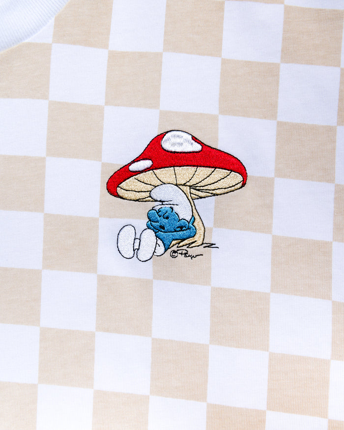 Smurf Check Oversized Tee