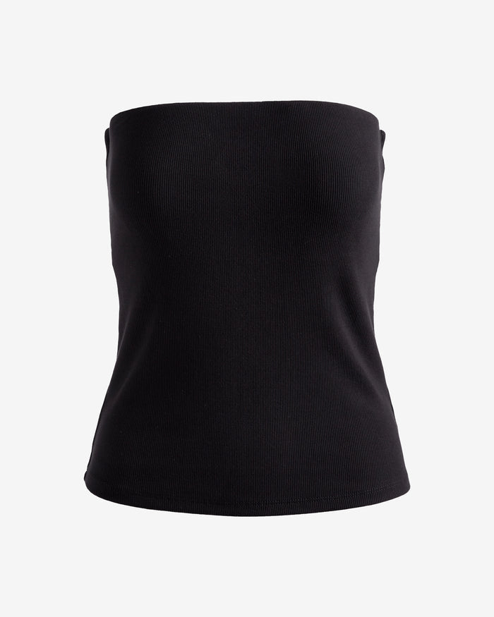 So Essential Ribbed Strapless Tube Top Proper Black
