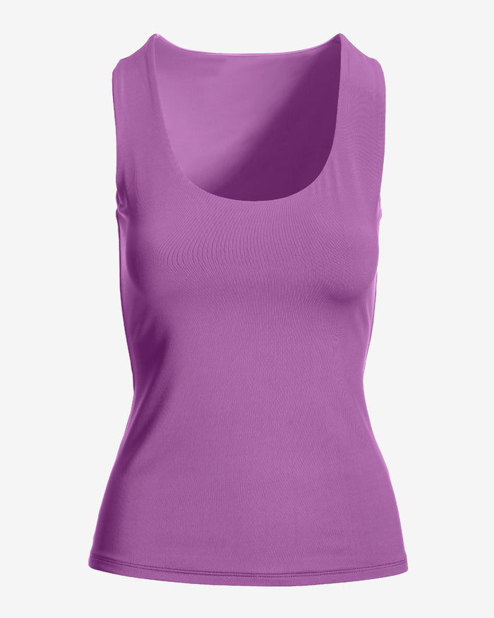 So Modern Scoop Neck Tank Top Iris Orchid