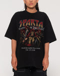 Sparta World Tour Black Oversized Tee