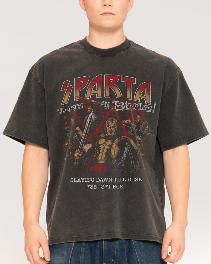 Sparta World Tour Black Stone Oversized Tee