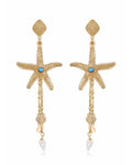 Starfish Seeker Drop Earrings