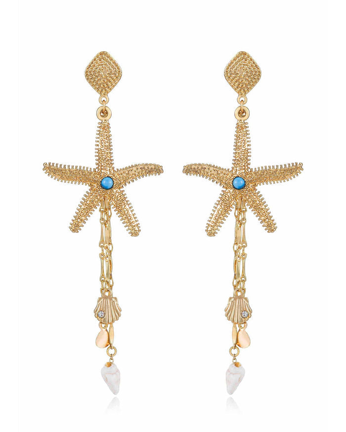 Starfish Seeker Drop Earrings
