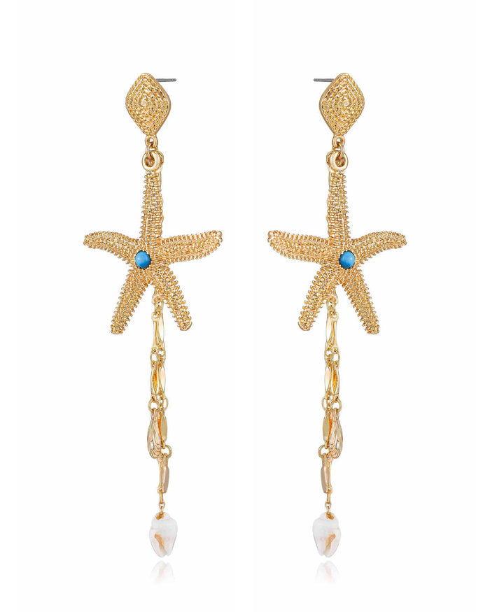 Starfish Seeker Drop Earrings