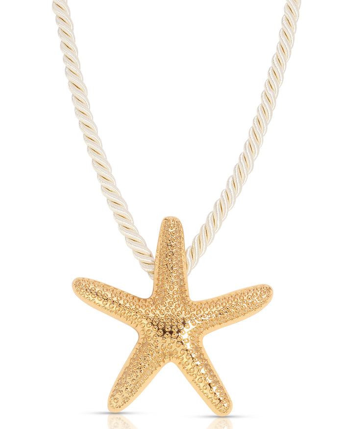 Starfish Statement Pendant Necklace