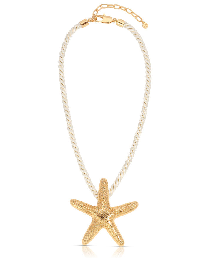 Starfish Statement Pendant Necklace