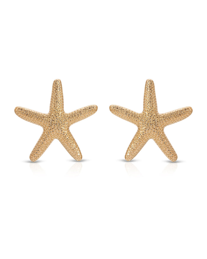 Statement Starfish Stud Earrings