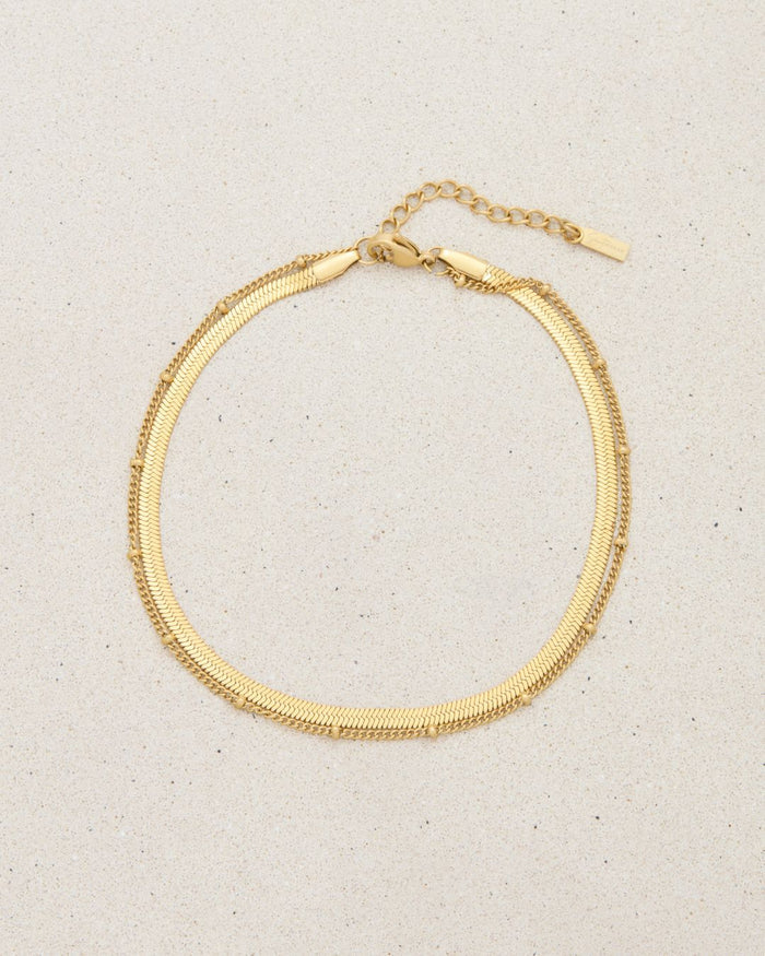 STEFANIE ANKLET GOLD