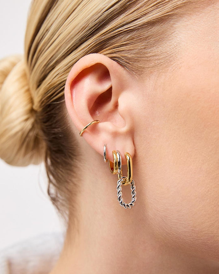 Sterling Silver Mini Huggie Hoops - Mini Huggie Hoops Silver