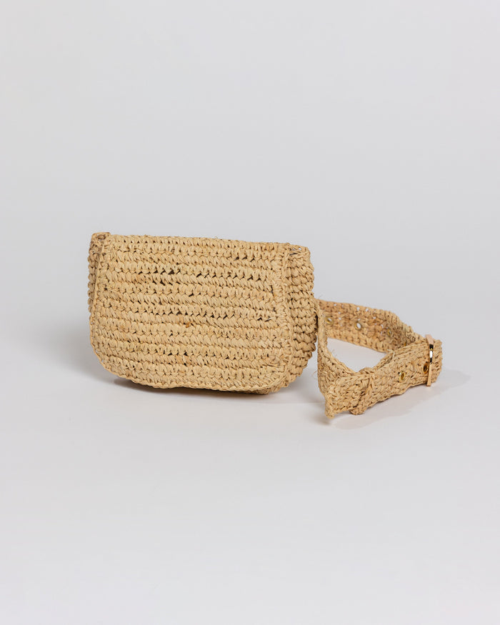 Straw Belt Bag