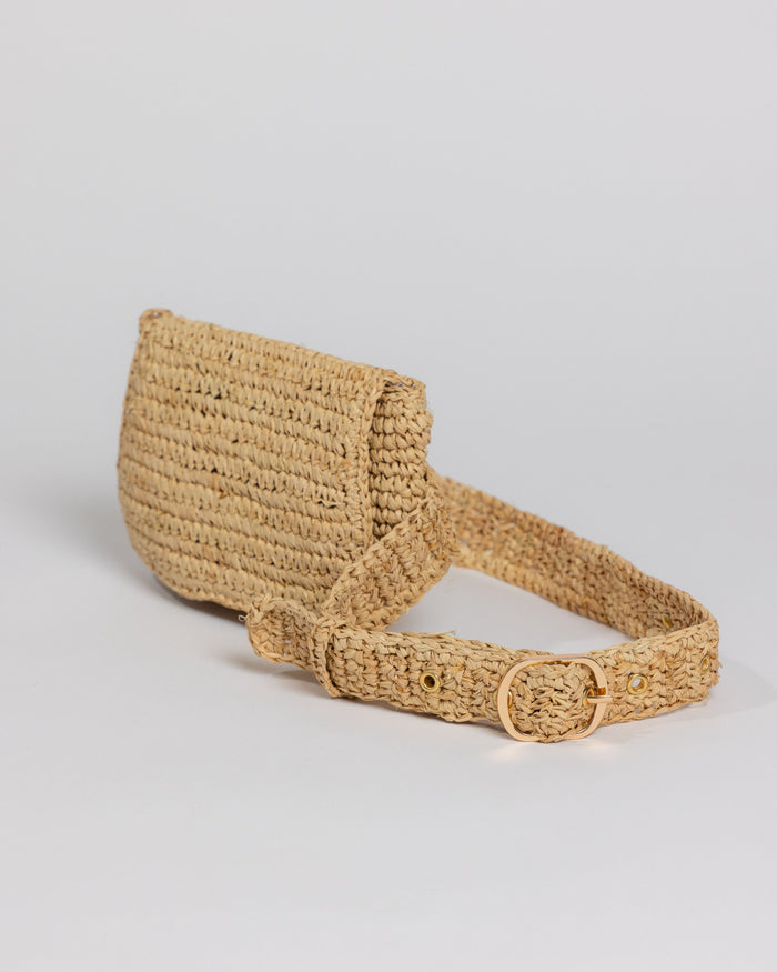 Straw Belt Bag