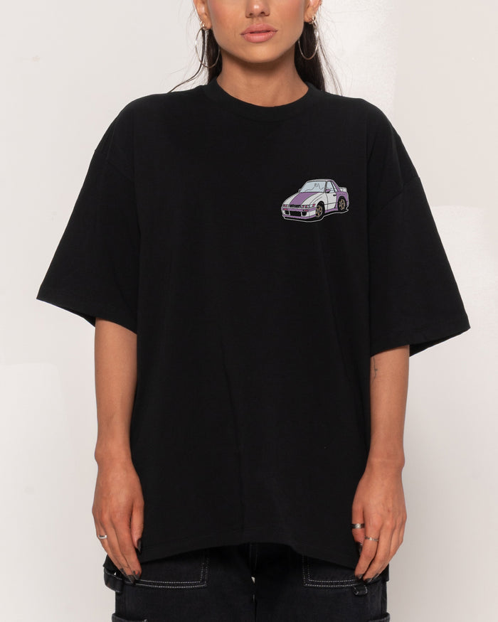 Street Team Black Oversized Tee