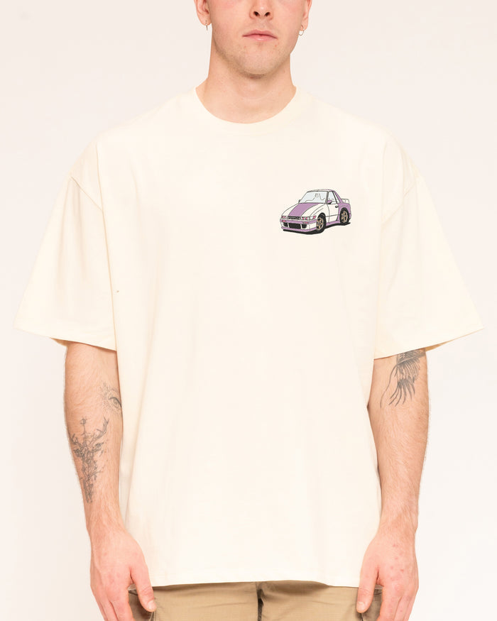Street Team Natural Oversized Tee